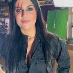 Cristina Scabbia Instagram - Did you already watch our video for our new song “In the mean time” featuring @ashcostello ? It was filmed in Gothenburg at @theabyssgbg by @patricullaeus and @revolverfilm We wanted to create the vibe of a very intimate gig in which music (once again) saves lives 🖤