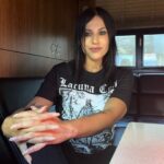Cristina Scabbia Instagram - Are you liking our song “In the mean time”? Did you watch the video for it? Sometimes the pressure from the outside is overwhelming and crushes us, not allowing us all to see things with the right clarity. Everything cannot be aligned and it is ok. And when things go wrong, let’s reset things and restart. YOU’VE GOT THIS!