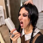 Cristina Scabbia Instagram – Naughty, naughty Hand.