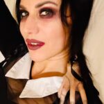 Cristina Scabbia Instagram – One evening in Latina, gladly performing my most miserable dance 🖤