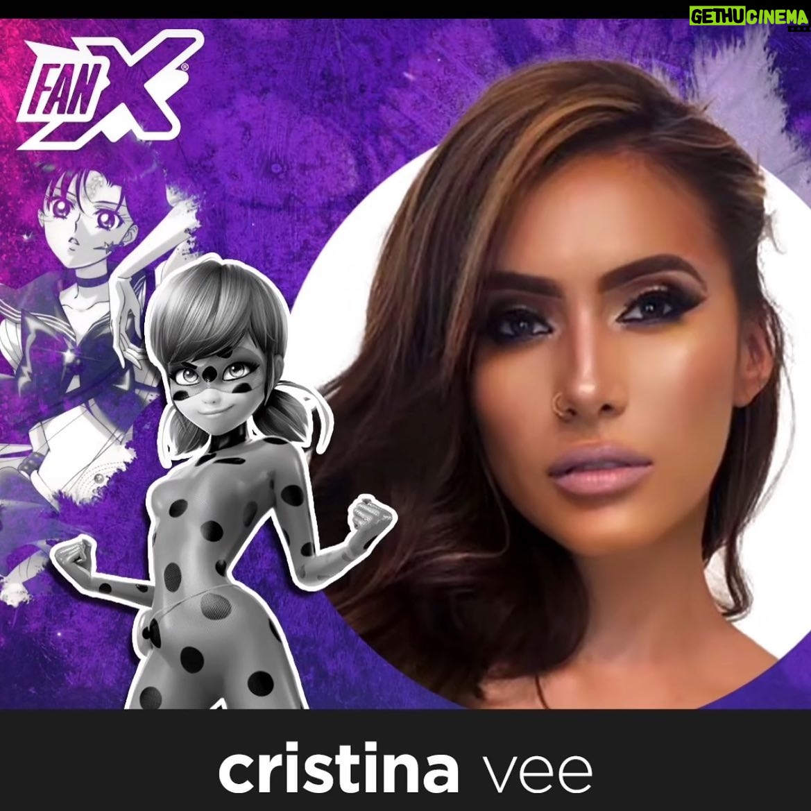 Cristina Valenzuela Instagram - Next up on the tour is Collectacon Charlotte this weekend, followed by FanX Salt Lake the weekend after! First time doing 5 in a row, send energy