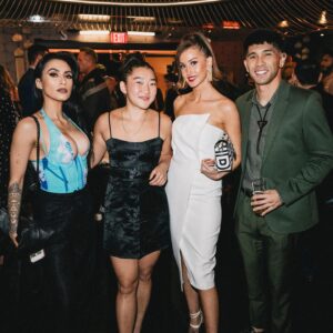 Cristina Valenzuela Instagram - Fun night at @amanzasmith ‘s bday bash with @daisydennismua, Carlo and Lauren ❤️❤️
