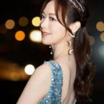 Crystal Fung Instagram - 20231124 遇見光，追逐光，成為光。 ✨ - - - - - - - Makeup : @kayowang Hair : @jayxhair @hola.hair.pets Gown: @selfportrait @selfportrait_hongkong Headpiece: @alexandrezouariofficial Jewelry: @novel.fineries Stylist : @pelilam