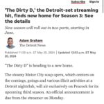 Crystal The Doll Instagram - The Dirty D Season 3 Streaming Exclusively on @peacock June 13th,2024.