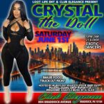 Crystal The Doll Instagram - What up doe Pittsburgh its ya girl CTD and imma be at CLUB ELEGANCE on June 1st to turn up wit @lboyloot go get them tickets and meet me at the 804! We going up!!! #party #turnup #pittsburgh