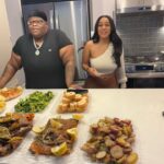 Crystal The Doll Instagram - My baby @chef_belaire came and spoiled me ❤️ when I say this food so good 🔥Chicago showed me sooooo much love man 🥹 I feel so special 😍 #chicago #chef #foodie #buffet #actresses #filmphotography
