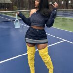 Crystal The Doll Instagram - My face pretty, My name pretty, My Style pretty, My soul pretty 💞 Styled by: @beverlyhills_annie Outfit from: @b.hills_exclusive Boots from: @the.brittany.b Hair from: @honeybee_collectionn #photography #fashionblogger #love #fashion #beauty