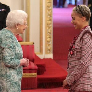 Cush Jumbo Instagram - Around this time 4 years ago…

Queen: And who are you playing next?
Me: Hamlet
Queen: Hamlet?!?
Me: Yes. If I can remember all the lines!
Queen: Well there’s one very important line that you mustn’t forget.
Me: To be or…oh yes your Majesty *proffers very deep curtsy*
BEST DAY EVER 🎖 😁 👸

Suit: @michaelkors