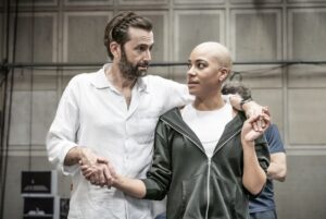 Cush Jumbo Instagram - Mr and Mrs Macbeth.
@donmarwarehouse
#macbeth 
#davidtennant

Photo: 📷 @marcsbrenner