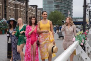 Cynthia Addai-Robinson Instagram - Get ready to raise a toast! 🥂 Here's your first look at The People We Hate At The Wedding, premiering November 18th on @primevideo. 
#ThePeopleWeHateAtTheWedding