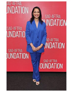 Cynthia Addai-Robinson Instagram - New York never sleeps and neither does FASHION. More highlights from my trip to come, but first a massive THANK YOU to the incredible style team of @zadrianandsarah, and to @billieegene for his makeup artistry. 
Tap the photos for full credits.