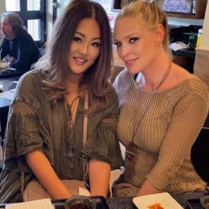 Cynthia Kirchner Instagram - Enjoying some yummy sushi before my @thecomedyparlour show with @tomokoblanks 🍵🍣 @shibuyacalabasas #ShibuyaSushi