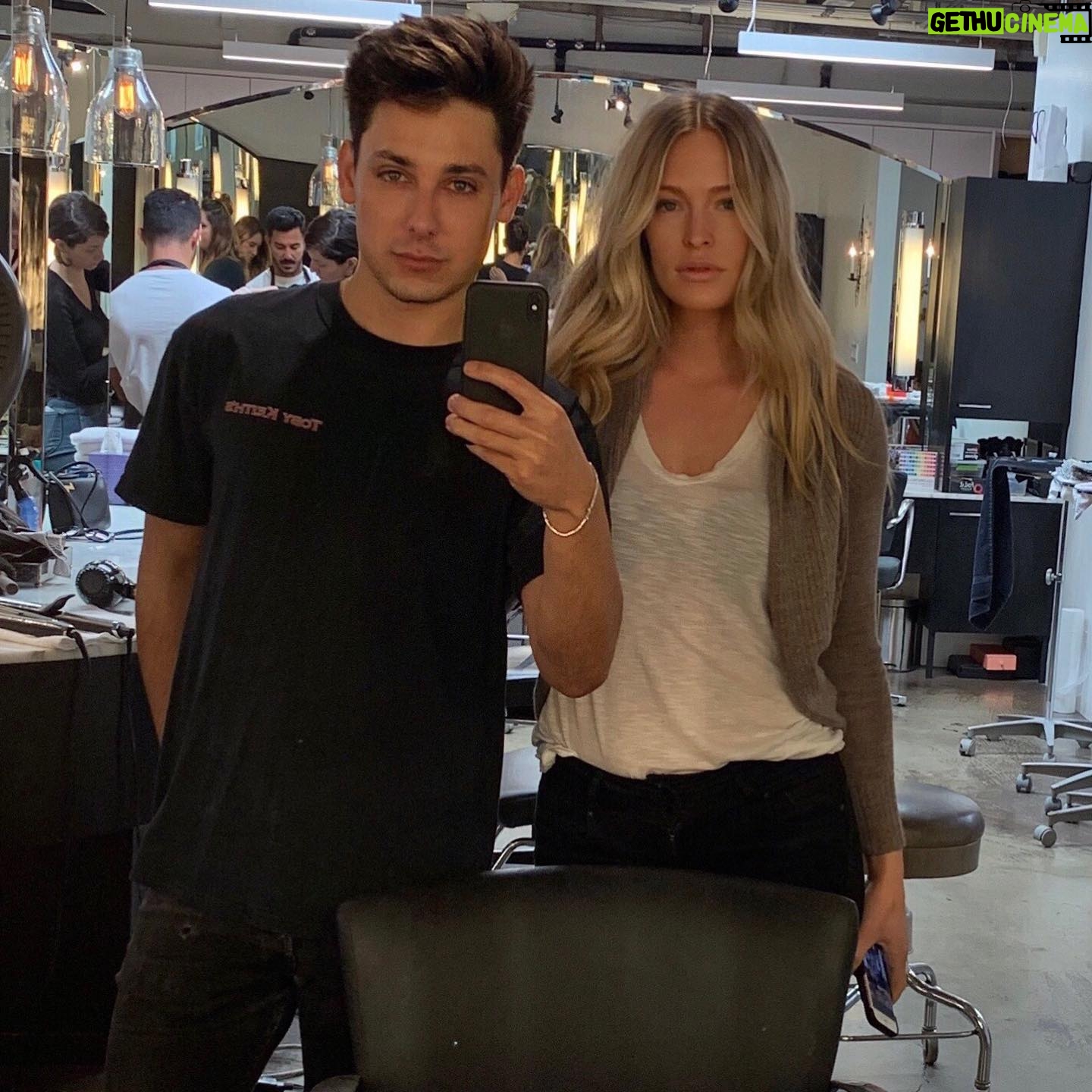 Cynthia Kirchner - 2.2K Likes - Haircut selfies... thanks #Angelo at @andylecompte @andylecomptesalon ...great posing partner @josh.eugene #EditorialBuddy... Special thanks to @sprayvalet for my sun kissed glow