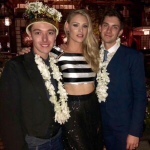 Cynthia Kirchner Instagram - So happy to celebrate the union of these two extraordinary souls @dothatdougie @simoncburke and catch up with my favorite humans in the universe. #Blessed Thanks to @plastixdocs for making my skin glow tonight. 🙏Thanks to @zoesvintique for styling ⭐️⭐️⭐️⭐️⭐️