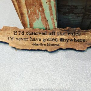Cynthia Kirchner Instagram - “If I’d observed all the rules, I’d never have gotten anywhere” -Marilyn Monroe #MyTruth #RuleBreaker