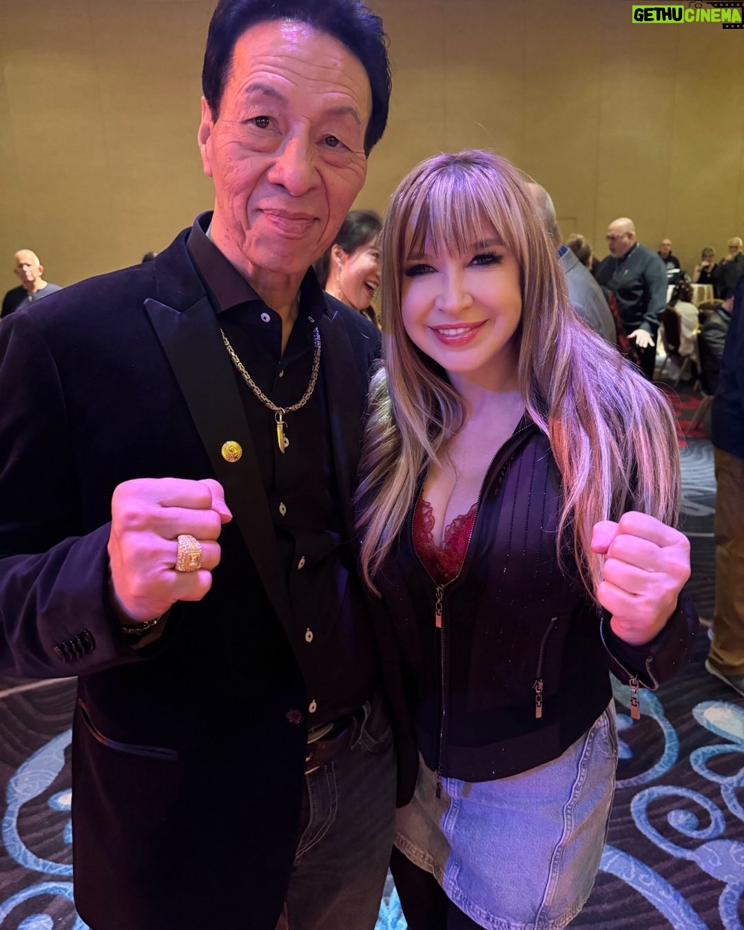 Cynthia Rothrock - 3.1K Likes - At the Mega Martial Arts event #cynthiarothrock #sifusamuelkwok #wingchun#blackcreekmovie