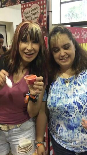 Cynthia Rothrock Instagram - Ghost Pepper Ice Cream #cynthiarothrock