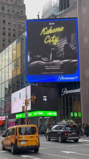 D. Smith Instagram - The girls are on Broadway! 

Presenting @KokomoCityFilm in Times Square, front and center. Congrats to @truedsmith and film participants, @daniella.carter, @dominiquesilverintl, and @itshollywoodkoko 🕊️ the visibility the world needs to see! 

Risky. Honest. Raw. Riveting. #KokomoCity follows the lives of four Black trans women who are sex workers in ATL and NYC. NOW STREAMING on the @ParamountPlus with @SHOWTIME plan.

🎥 @harrisdoran 

Happy #BlackHistoryMonth !
