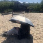 Daisy Ridley Instagram – Happy first day of summer from me and my SPF 50… and my socks, and my dressing gown, and my sun-proof umbrella…
