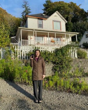 Daisy Ridley Instagram - Happy #GooniesDay! (Yes, I did take a picture outside THE Goonies house with a googled picture of @JoshGad because… well just because.)