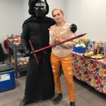 Daisy Ridley Instagram - May 4th surprise on set. Two worlds colliding!