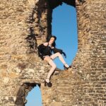 Dakota Schiffer Instagram – 002: BBC keepin’ it 100
‘terrible tudors’

photos- @goldie.wixon @winona.schiffer and @beccabowiee 
outfit- @narclsslsm 

so nervous to get back into these outfits but this shoot and climbing up this giant wall in golden hour really made me fall in love with this look again!