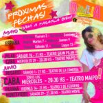 Dalia Gutmann Instagram - ¡Próximas fechas del show! ¿En cuál nos vemos?☝🏼⚡️✨🎉