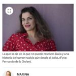 Dalia Gutmann Instagram – Muchas gracias @marinazucchiperiodista por la linda nota que me hiciste para @clarincom‼️✨