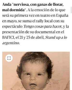Dalia Gutmann Instagram - Muchas gracias @marinazucchiperiodista por la linda nota que me hiciste para @clarincom‼️✨