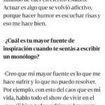 Dalia Gutmann Instagram – Muchas gracias @marinazucchiperiodista por la linda nota que me hiciste para @clarincom‼️✨