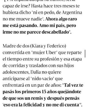 Dalia Gutmann Instagram - Muchas gracias @marinazucchiperiodista por la linda nota que me hiciste para @clarincom‼️✨