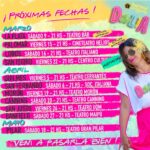 Dalia Gutmann Instagram – Acá van, todas juntitas, las próximas fechas de @tengocosasparahacer 🎉
¿A cuál venís? 
Pronto mas novedades‼️
Y de paso pregunto: ¿A dónde te gustaría que vayamos con el show?