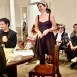 Dalila Carmo Instagram - Foi bonita a leitura ontem. Com este texto da @tatisalemlevy , com que o @martimpedroso pegou e brincou e @nunogil @joaosanogueira_ e eu quisemos dançar as palavras e fazer a festa do dia 25. Obrigada ao museu da História e Ciência da Universidade do Porto, que mais uma vez nos recebeu, na bonita casa Andresen. 🤍 As fotos são da @joanamargarid , da @andreiajunior e da Besnica🤍