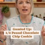 Damaris Phillips Instagram - 1/2 pound Chocolate Chip Cookies Ingredients: 2 sticks (8 ounces) butter, room temperature 1 firmly packed cup light brown sugar 1/2 cup granulated sugar 2 large eggs 1 tablespoon vanilla extract 3 cups bread flour 2.5 teaspoons baking powder 1 teaspoon fine salt 10 ounces dark chocolate chips Method: Preheat the oven to 375 degrees F and line 2 cookie sheets with parchment paper. In a large bowl combine the butter, brown sugar, and sugar using a hand or stand mixer until well combined. Add the eggs one at a time. Add the vanilla. Mix until well combined. In a separate bowl whisk together the flour, baking powder, and salt. Add the flour mixture to the butter sugar mixture and mix until a dough is formed. Stir in the chocolate chips by hand. Save a few to place on the top. Divide into 6 even dough balls using a scale. They should be roughly 8 ounces each. You can also eyeball it if you don’t have a scale. Form the ball into a 4-inch puck with a flattened top. Place 3-inches apart on cookie sheet. If you stagger you should be able to fit at least 3 on each sheet. (You might have to bake a third tray... that’s just the price you pay for huge cookies!) add a few chocolate chips to the top and press gently to make them stick. Bake until edges and bottom is golden, about 15-20 minutes. Remove from the oven and cool cookies on the pan on the counter for 5 minutes before moving them to a cooling rack. Enjoy right away with a cold glass of milk!