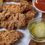 Damaris Phillips Instagram - The last supper of the season this week’s menu is a celebration of a classic Kentucky Sunday supper!!!! Buttermilk Fried Chicken with hot honey sauce and Bluegrass pickles Buttery Drop Biscuits Mac & Cheese Mashed Potatoes and Gravy Creamy Cole Slaw Nana Ree’s Banana Pudding Link in bio and story to order!