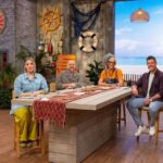 Damaris Phillips Instagram - All new episode tonight, Monday, May 27th at 8pm on @foodnetwork “Summer Lake Adventure” Every summer, millions of families travel to a lake to relax, and host @jessepalmer is right there with them fueling up at the breakfast buffet! To start the day off right, the bakers craft sweet and savory breakfast treats inspired by an assigned breakfast item. Then, Jesse has been picking berries by the lake, and the bakers must turn them into mile-high summer pies for judges @carlaphall , @duffgoldman and me, in hopes their sweet slices will save them from elimination. #SummerBakingChampionship @foodnetwork @StreamOnMax
