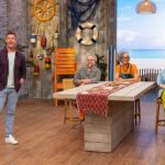 Damaris Phillips Instagram - All new episode tonight, Monday, May 27th at 8pm on @foodnetwork “Summer Lake Adventure” Every summer, millions of families travel to a lake to relax, and host @jessepalmer is right there with them fueling up at the breakfast buffet! To start the day off right, the bakers craft sweet and savory breakfast treats inspired by an assigned breakfast item. Then, Jesse has been picking berries by the lake, and the bakers must turn them into mile-high summer pies for judges @carlaphall , @duffgoldman and me, in hopes their sweet slices will save them from elimination. #SummerBakingChampionship @foodnetwork @StreamOnMax
