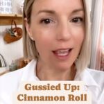 Damaris Phillips Instagram - You can also bake this in a bundt pan for a more traditional coffee cake look, but I love baking it in loaf pans so I have one to keep and one to gift! Cinnamon Roll Cake Ingredients: 1 box cake mix (yellow, white, or spiced) 1/4 cup AP flour 3 eggs 1 cup sour cream or yogurt 1/2 cup vegetable oil 1/4 cup water Pan spray 3/4 cup brown sugar 1 tablespoon cinnamon or pumpkin pie spice 1 cup powdered sugar 2 tablespoons milk Method: Preheat the oven to 350 degrees. Spray two loaf pans and set aside. In a large bowl add the cake mix, flour, eggs, sour cream, oil and water and mix until combined. Divide evenly between the loaf pans. In a different bowl combine the brown sugar and cinnamon. Sprinkle on the top of the unbaked batter and use a knife or skewer to gently swirl the mixture into the cake. Bake until the center is set and the top is golden and crispy, about 40-45 minutes. Meanwhile make the icing by combining the powdered sugar and milk until smooth. Remove from the oven and cool for 20 minutes. Remove the cake from the pan and drizzle with 1/2 the icing for each loaf. If you want it to be real pretty drizzle on half while it’s warm, let it cool and then drizzle on the rest... not necessary but it does make it cuter!