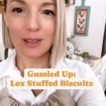 Damaris Phillips Instagram - Would you try plant based Salmon??? It works really well as a vegetarian substitute in this recipe! Lox Stuffed Biscuits Ingredients: 1 tube canned biscuits (8 count) 4 ounces cream cheese or vegan cream cheese, softened 1 tablespoon chopped capers 2 tablespoons chopped chives 2 ounces lox salmon on vegan lox salmon, chopped Everything seasoning Method: Preheat the oven to 350 (convection) or 375 degrees F. Line a cookie sheet with parchment and set aside. In a large bowl combine the cream cheese, capers, chives, and lox. Stir to combine. Open the tube of biscuits and roll each biscuit to 1/3 inch thickness. Add 2 tablespoons of filling to the center of each biscuit and fold over to form a half moon. Press the seam where the two sides meet. (This will open slightly during baking, that’s what you want!) Brush the top with water and sprinkle with everything seasoning. Bake until golden brown and puffed, about 12-14 minutes. Serve immediately!
