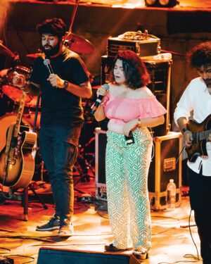 Damini Bhatla Instagram - We surely can’t get enough of the ever so melodious @daminibhatlach , whenever she graces the stage. 

We are forever grateful for her unwavering support on our journey and look forward to more such incredible performances. 

A few amazing captures from her incredible performance that she delivered at X-Festival in @odeumbyprism .

Pictures- @v_kapture_u, @dope_kidster