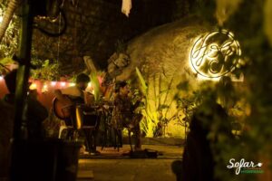 Damini Bhatla Instagram - @daminibhatlach 's  first Sofar under the stars at @hog_hyd was a dream come true. Her energy filled the rooftop and fueled our soul. 
A huge thanks to everyone who came out to celebrate music and connection. You make these moments unforgettable. 

Love pictures by @samthakrar 

Special mention to @thehogbackyard @hog_hyd
For hosting and setting up a magical show. 

#sofarhyderabad #daminibatla #hyderabad #sofarsounds
