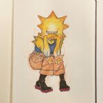 Dana Terrace Instagram - Getting back into my sketchbook