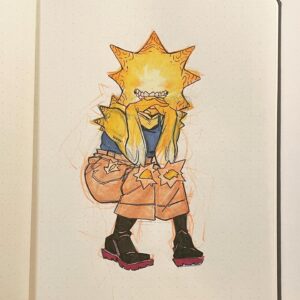 Dana Terrace Instagram - Getting back into my sketchbook