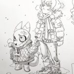 Dana Terrace Instagram – Got my booster yesterday, spent today recovering and sketching
#theowlhouse