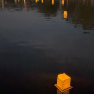 Danay García Instagram - The magic in new beginnings is truly the most powerful of them all. 🧡💐🕯🌷 we sent love to the world 🌍 
#waterlanternfestival #tradition #beauty #herewego #newchapter #live #love #magic 
Never forget the magic 💐🌱👑#queen