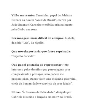 Dandara Albuquerque Instagram - Começar a semana com novidades é bom demais.

Hoje foi ao ar um bate papo super legal com @oliberal! 

Tive a oportunidade de contar um pouquinho sobre como foi o processo para viver a Isabela, em LUZ. Também falei sobre a importância que essa personagem tem na minha caminhada artística. Além de algumas curiosidades sobre mim. 

“É muito gratificante gerar identificação, ser inspiração e mostrar que nós podemos ocupar diversos espaços, na arte e na vida”

Compartilho com vcs ink lá nos stories! 🥰

#OLiberal #TvPress
