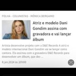 Dani Gondim Instagram - Hoje na folha de São Paulo coluna Mônica Bergamo ☁️Mais um projeto lindo começando. @natashasteinassessoria @karimatias @monica_bergamo @folhadespaulo @derecordsbr @demusic_ FOTO @cadu_________