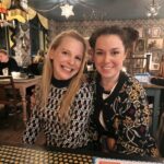 Dani Harmer Instagram - Nothing better than catching up with one of your oldest friends 🥹! This was getting so much love in my stories I just had to make “Tracy & Layla” permanent on my feed! Me and @carajayne.1 had the loveliest evening reminiscing about our crazy childhood! The perfect evening 🫶🏻💜