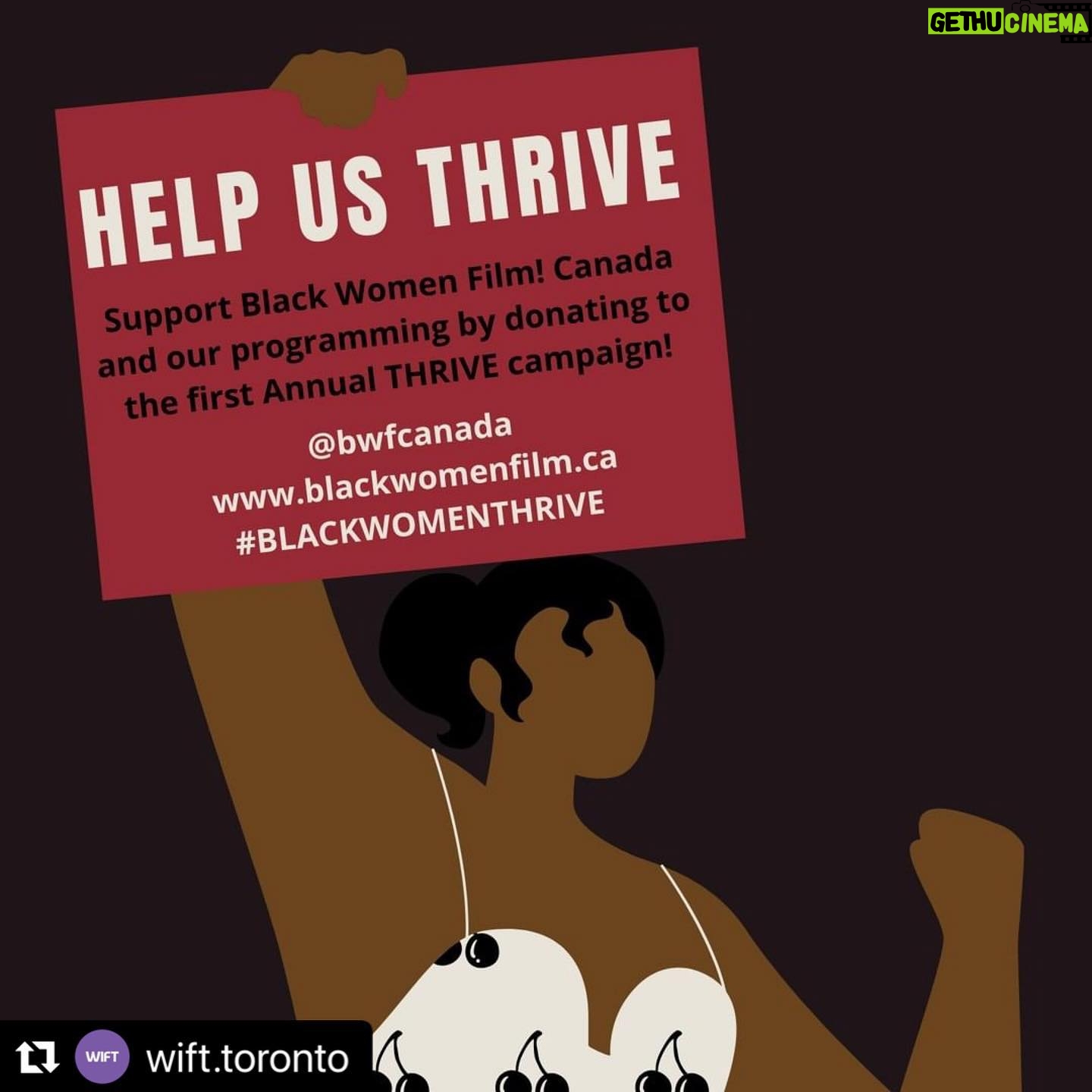 Dani Kind Instagram - WIFT Toronto encourages everyone to support @bwfcanada 's THRIVE fundraising campaign for a youth film camp and programming to amplify the voices of Canadian Black women filmmakers & content creators. To donate http://ow.ly/ZDpG50A8xO9 #BLACKWOMENTHRIVE