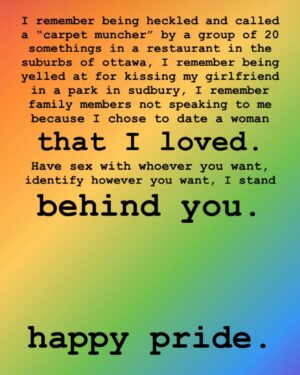 Dani Kind Instagram - Happy Pride.